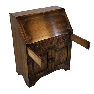 Vintage Oak Secretary Desk