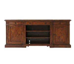 Rustic Breakfront TV Console