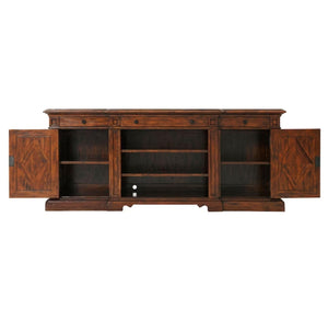 Rustic Breakfront TV Console