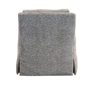 Grey Upholstery Swivel Lounge Chair
