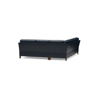 Customizable Leatherstone Sectional Sofa (RAF Love Seat / LAF Corner) 38"D
