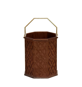 Mahogany Wooden Bin