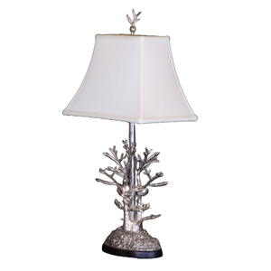 Silver Coral Lamp