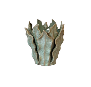 Green Leaf Small Vase