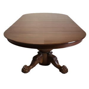 14-Foot Walnut Antique Dining Table
