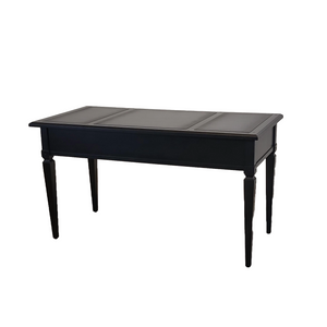 Grey Leather Top Table Desk