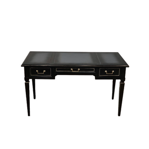 Grey Leather Top Table Desk