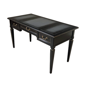 Grey Leather Top Table Desk