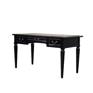 Grey Leather Top Table Desk