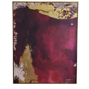 Fuchsia Splash Painting