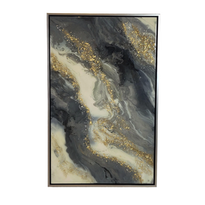 Contemporary grey with gold Wall Art/ Painting