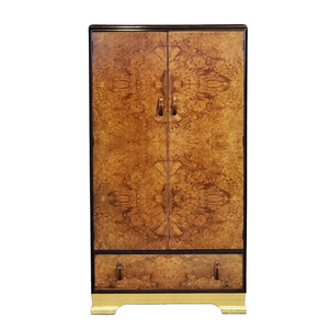 Burled Walnut Cocktail Cabinet