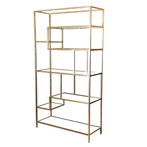 Etagere With Champagne Finish