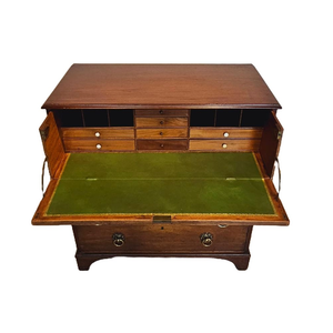 Mahogany Chest With Butlers Desk