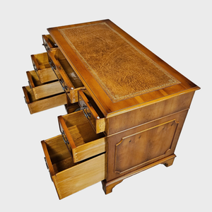 Desk In Yew Wood