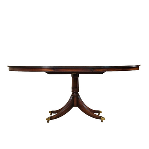 Mahogany Oval Expandable Dining Table