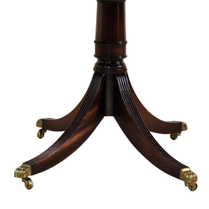 Mahogany Oval Expandable Dining Table