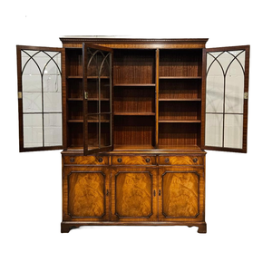 3 Door Breakfront/Bookcase