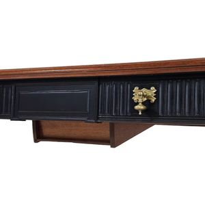 Console Table with Flamed Mahogany Top with Edge Banding