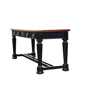 Console Table with Flamed Mahogany Top with Edge Banding