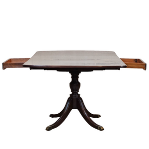 Gibbard Solid Dark Mahogany Dining Table