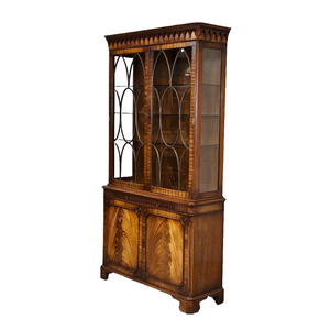 Display Flamed Mahogany Cabinet