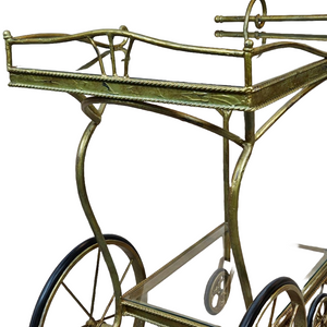 Vintage Metal Bar Cart/Table