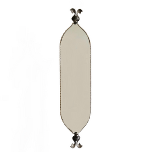 Oval Mirror in Pearl Trim