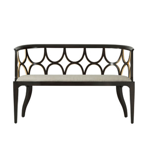 Ebonized Settee