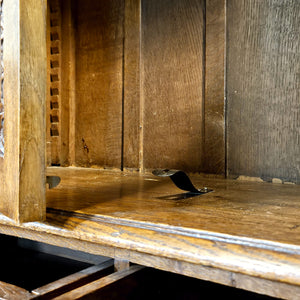 Henry II Armoire and Oak Cabinet