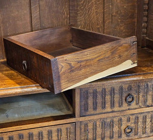 Henry II Armoire and Oak Cabinet