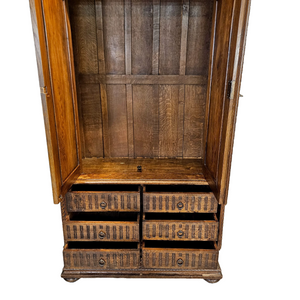 Henry II Armoire and Oak Cabinet