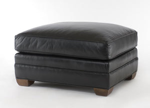 Customizable Leatherstone Ottoman