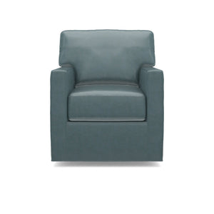 Customizable Leatherstone Swivel Chair