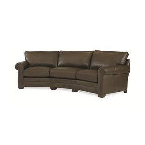 Customizable Leatherstone Wedge Sofa