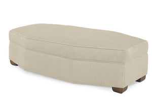 Customizable Cornerstone Wedge Storage Ottoman