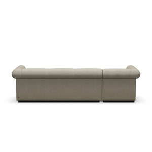 Customizable Chstrfield Sectional Sofa (LAF Chaise / RAF Sofa) 38"D